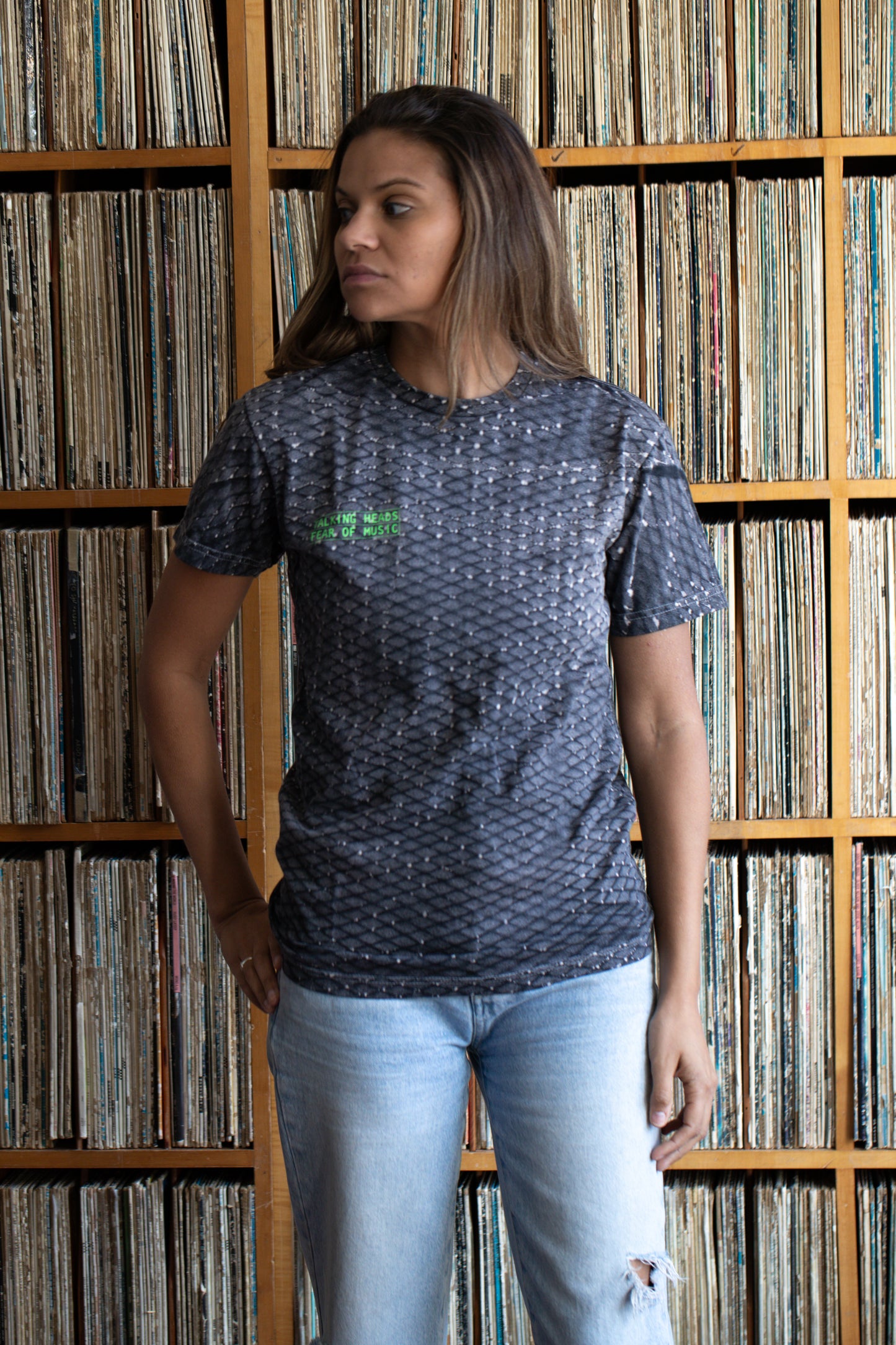 Talking Heads, Grey Fear of Music T-Shirt