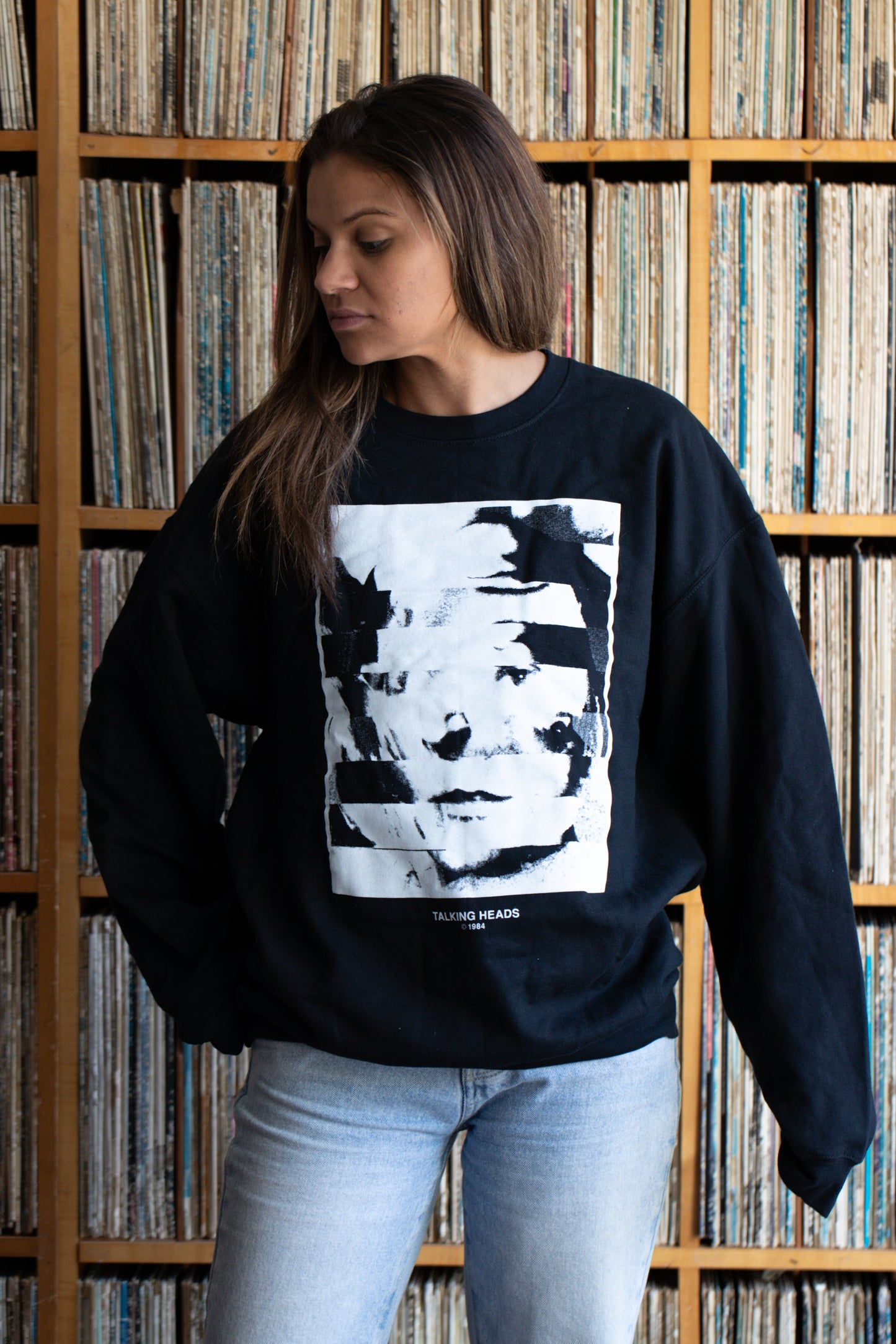 Talking Heads, Stop Making Sense Face Collage Sweatshirt