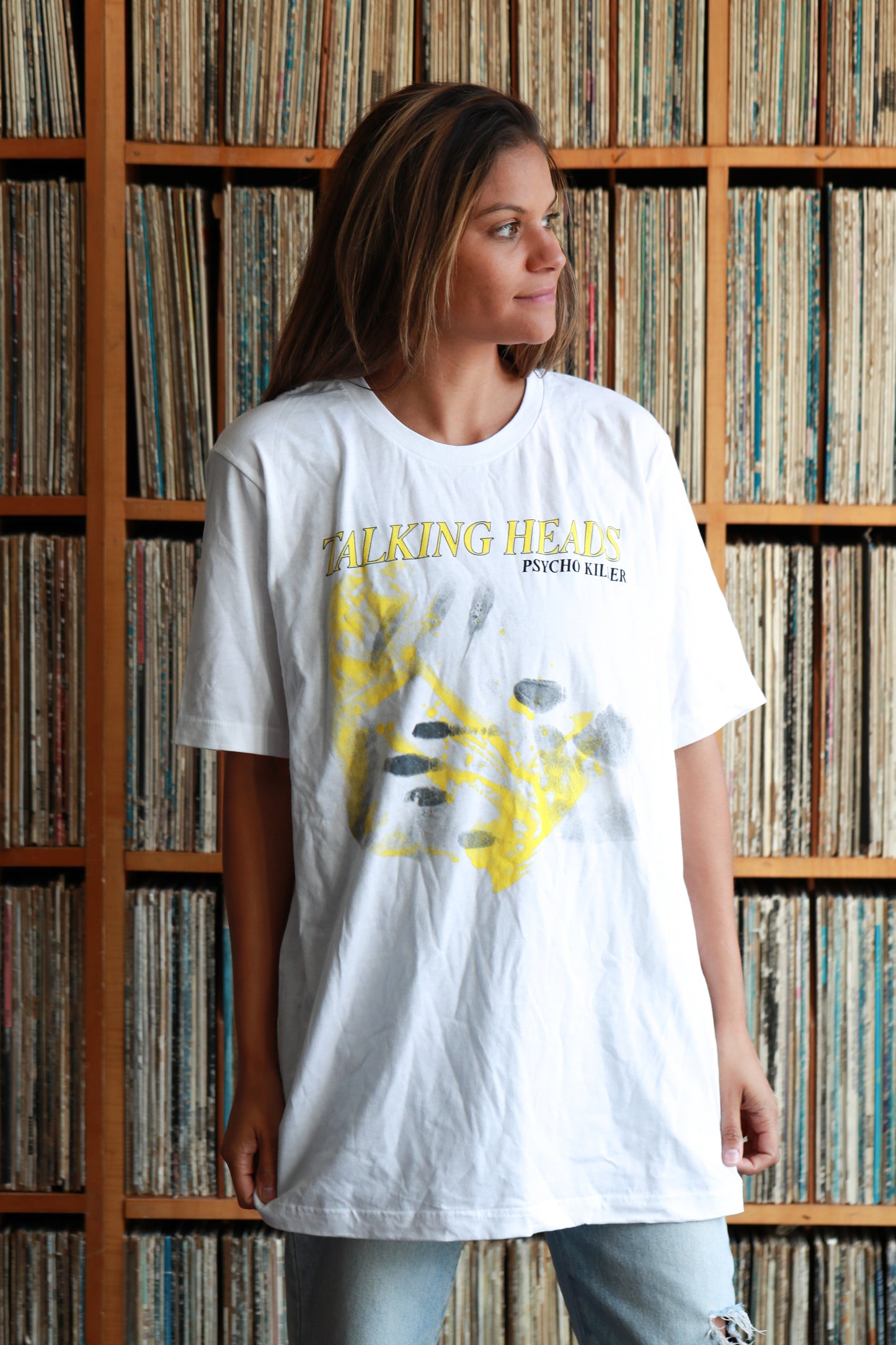 Talking Heads, Psycho Killer Abstract Painting T-Shirt