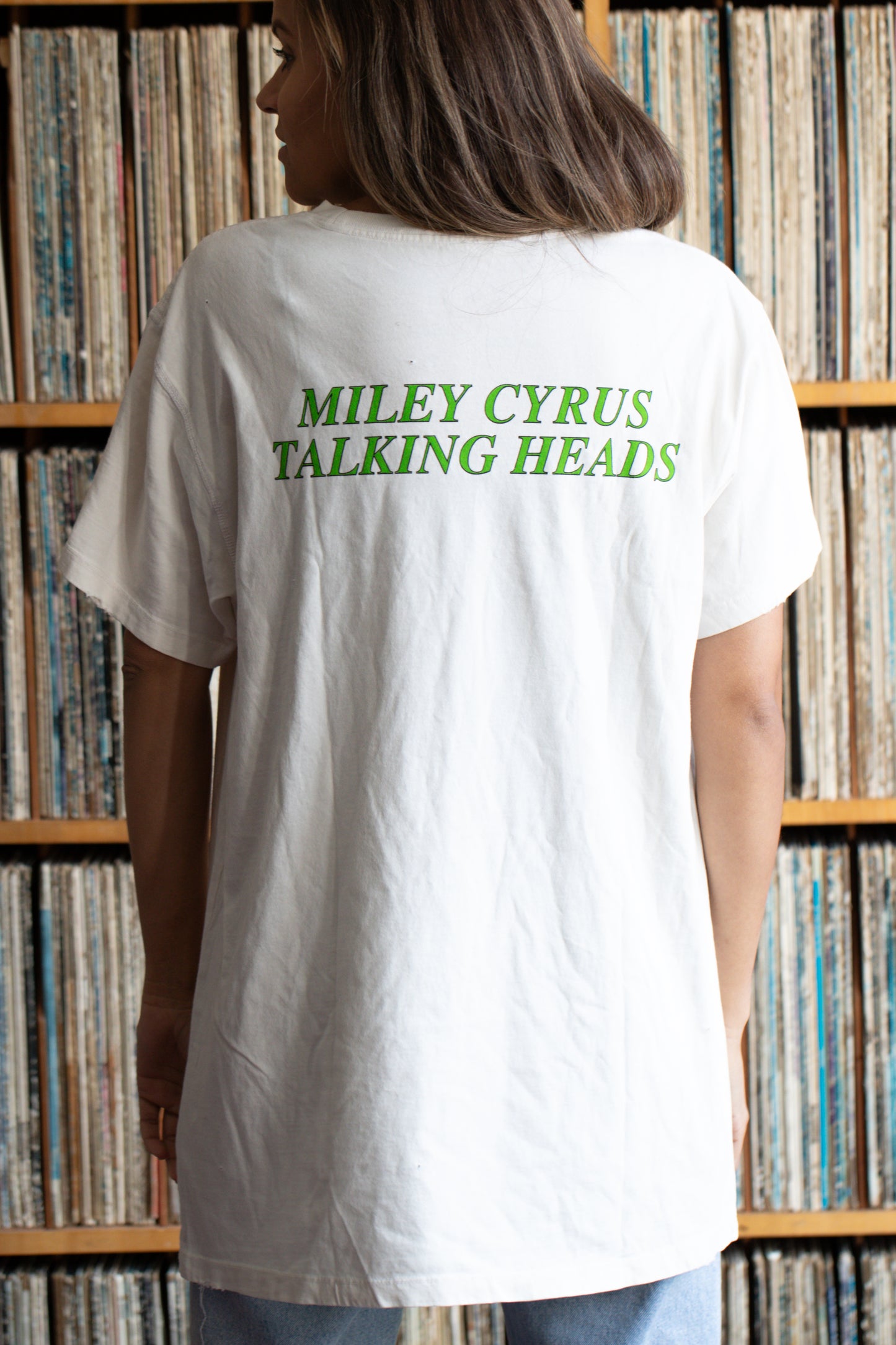 Talking Heads x Miley Cyrus, Psycho Killer T-Shirt Rare!